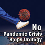 Logo No Pandemic Crisis Stops Urology 